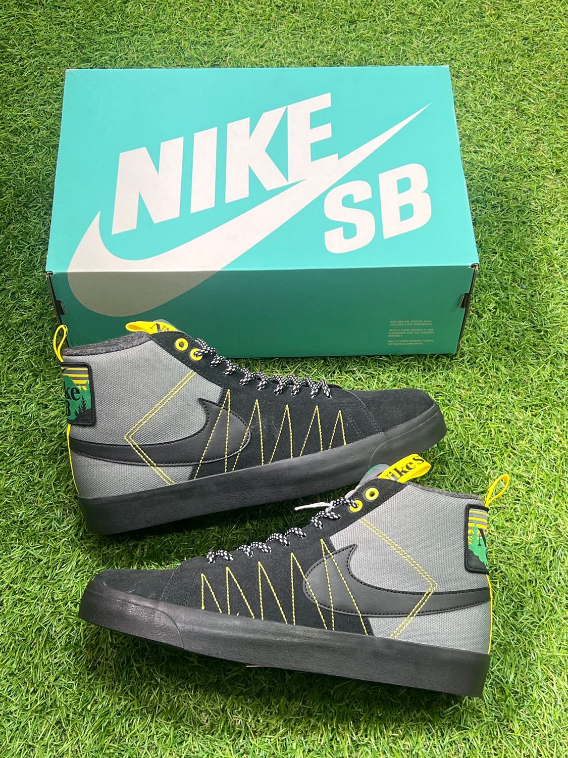 BRAND NEW NIKE SB ZOOM BLAZER &quot;YELLOW STRIKE&quot; SIZE 9.5