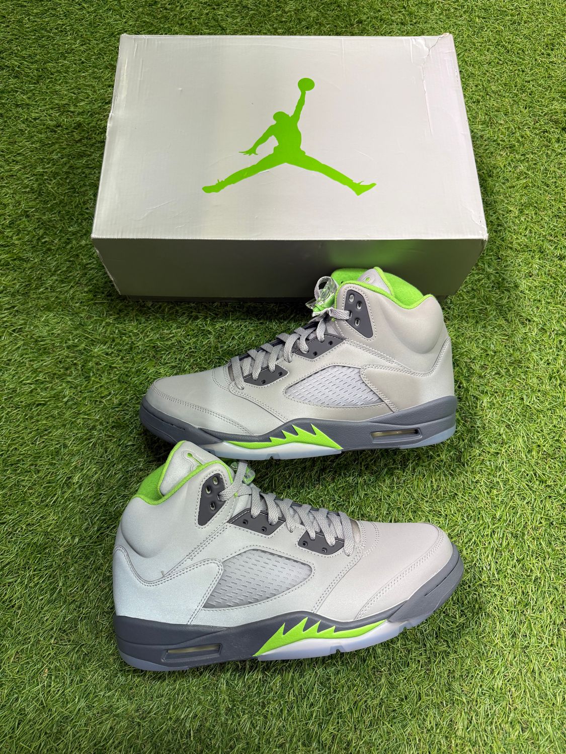 BRAND NEW AIR JORDAN 5 &quot;GREEN BEAN&quot; SIZE 11