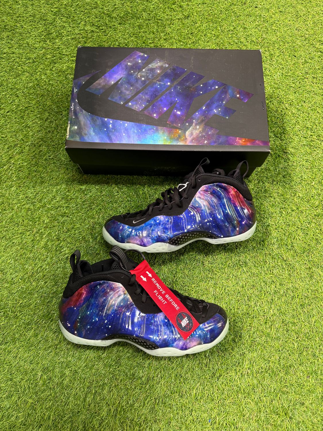 BRAND NEW NIKE FOAMPOSITE &quot;GALAXY&quot; SIZE 11