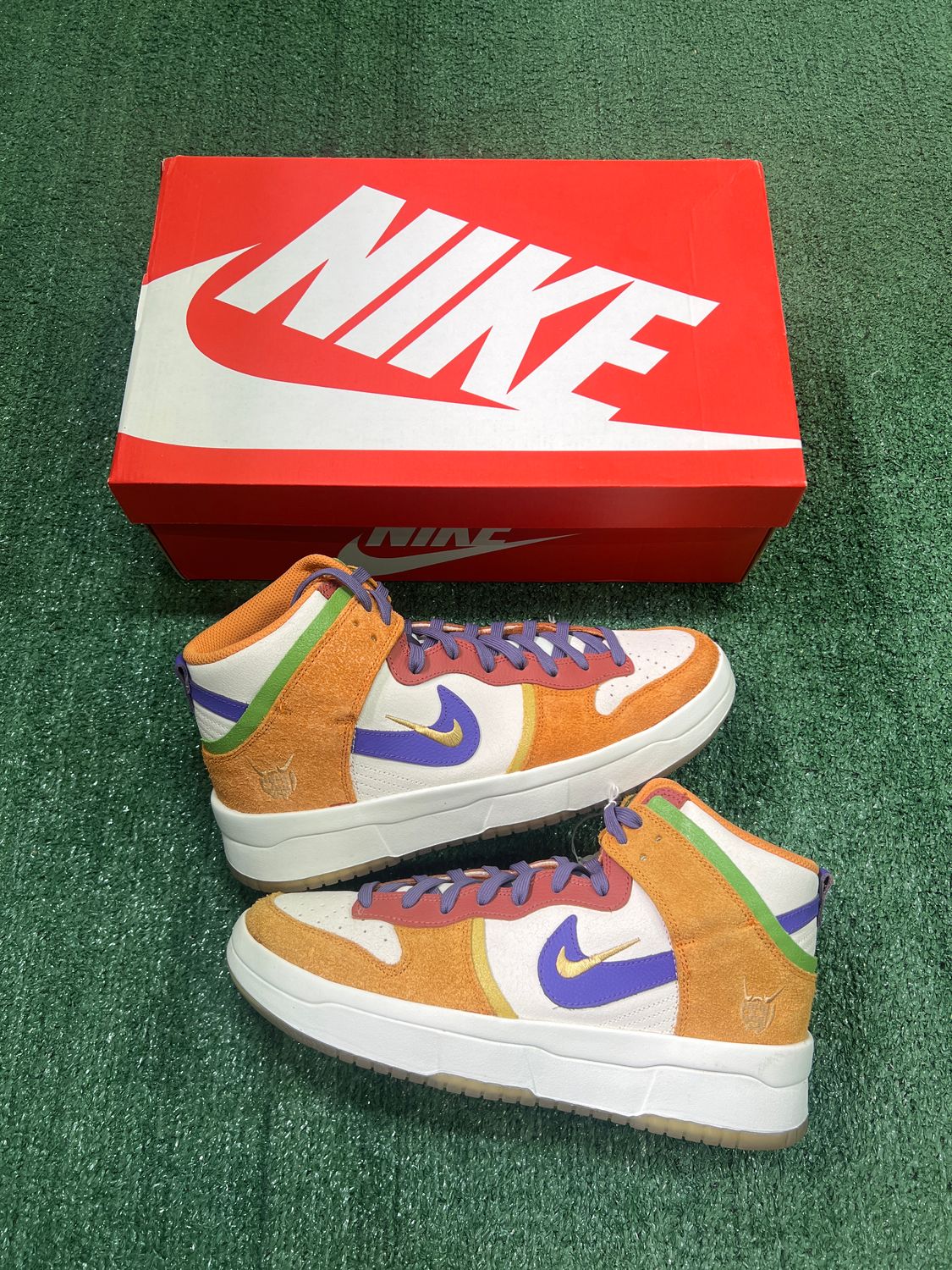 BRAND NEW NIKE DUNK HIGH UP &quot;SETSUNBURN&quot; SIZE 12W/10.5