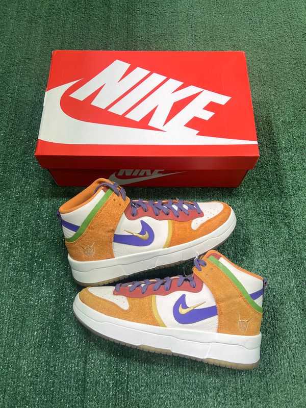 BRAND NEW NIKE DUNK HIGH UP "SETSUNBURN" SIZE 12W/10.5