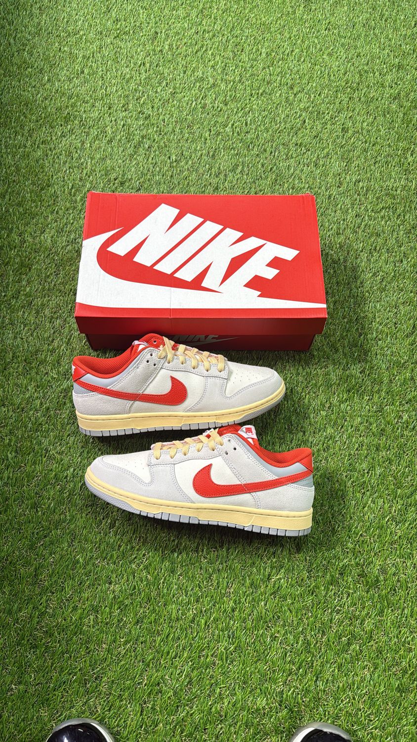 PREOWNED NIKE DUNK &quot;ATHLETIC DEP PICANTE RED&quot; SIZE 8.5