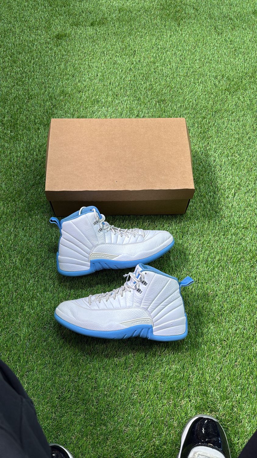 PREOWNED AIR JORDAN 12 &quot;MELO&quot; SIZE 8