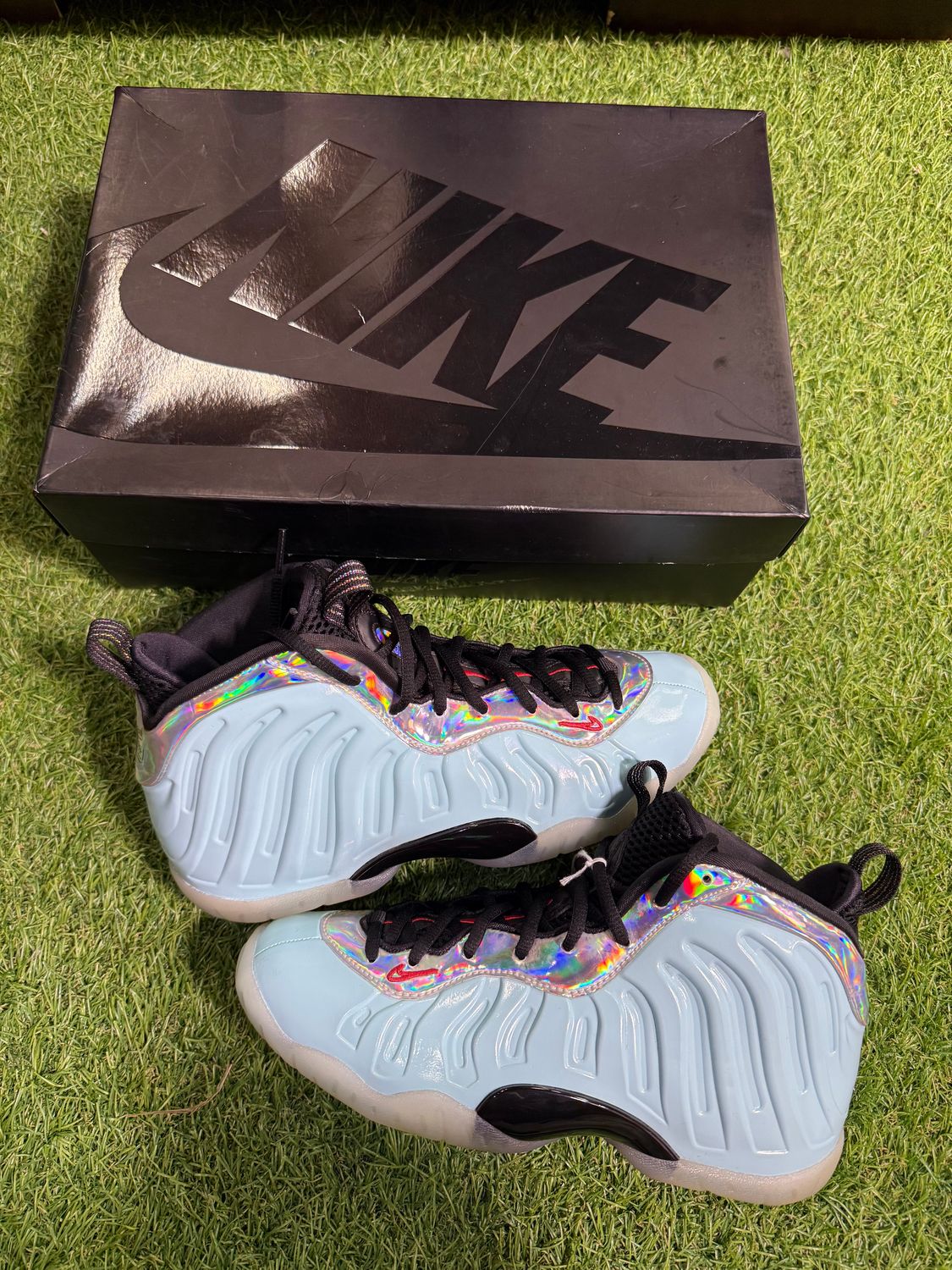 PREOWNED NIKE FOAMPOSITE &quot; ONE MIXTAPE &quot; SIZE 6.5