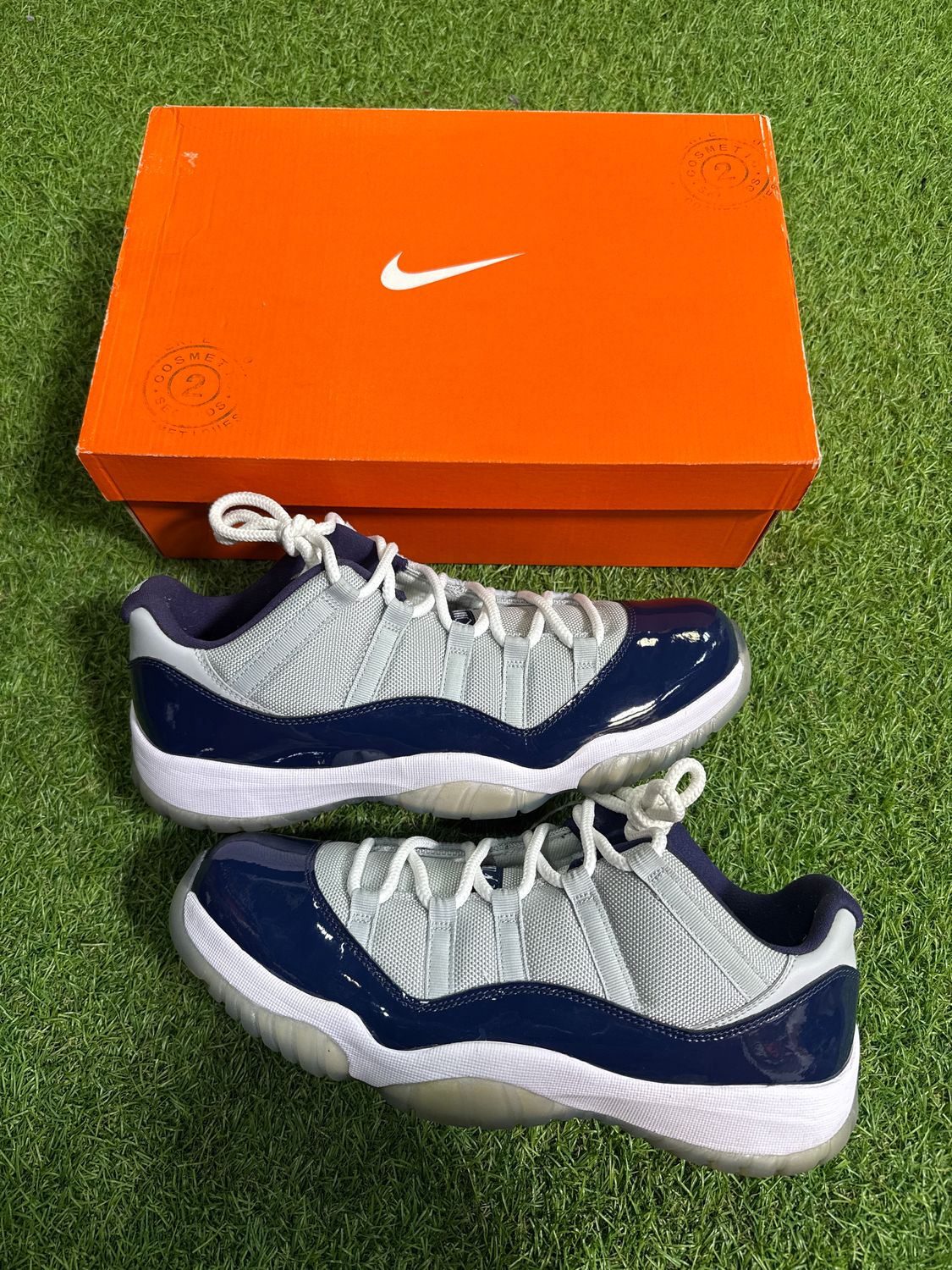 PREOWNED AIR JORDAN11 LOW &quot;GEORGETOWN&quot; SIZE 12
