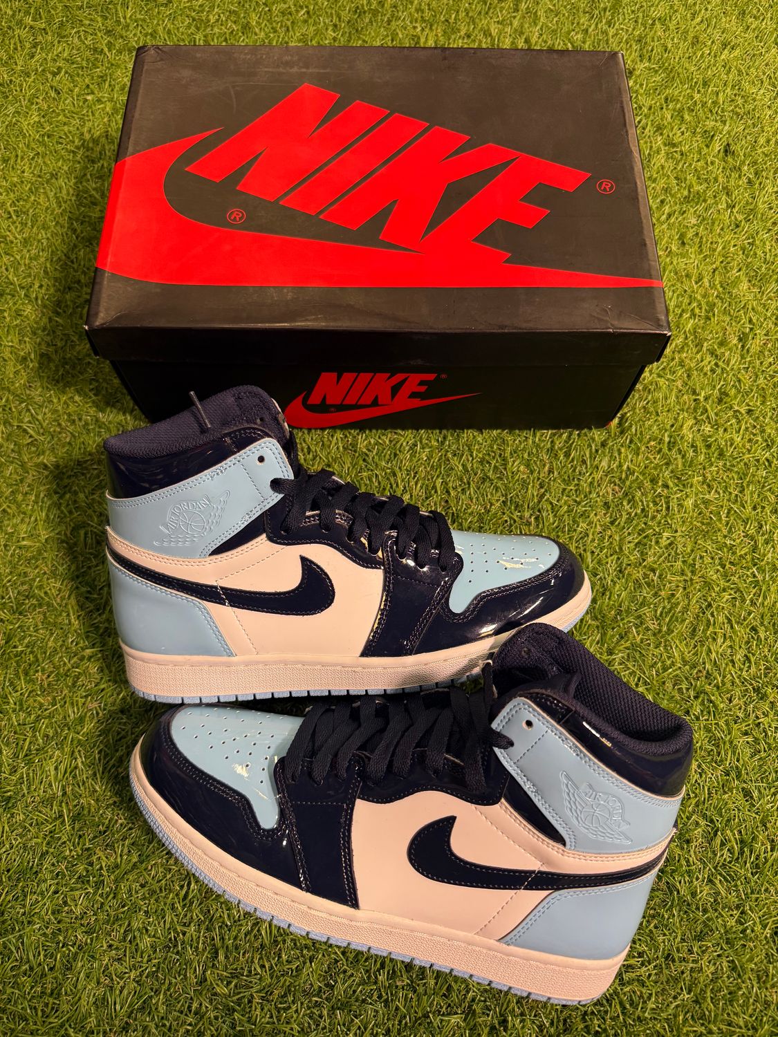 PREOWNED JORDAN 1 &quot; UNC PATENT &quot; SIZE 8.5W/7M