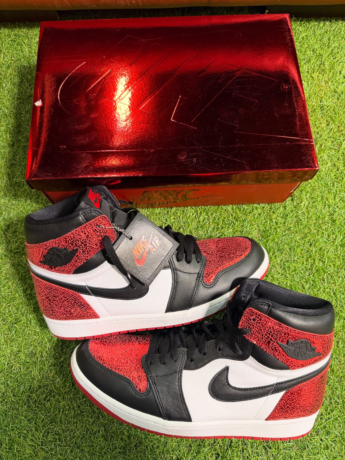 PREOWNED AIR JORDAN 1 HIGH &quot;RUBY&quot; SIZE 12W/10.5
