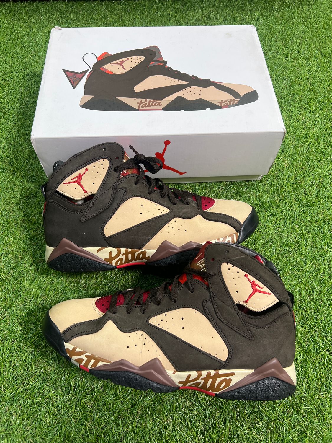 PREOWNED AIR JORSAN 7 &quot;PATTA&quot; SIZE 11