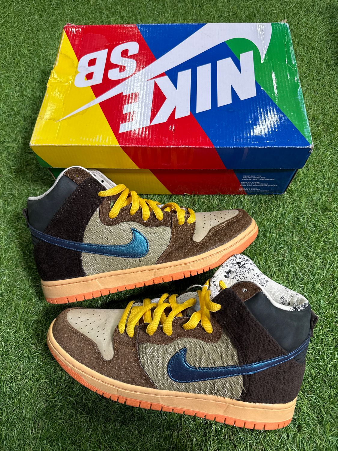 PREOWNED NIKE SB DUNK HIGH "CONCEPTS TURDUNKEN" SIZE 8