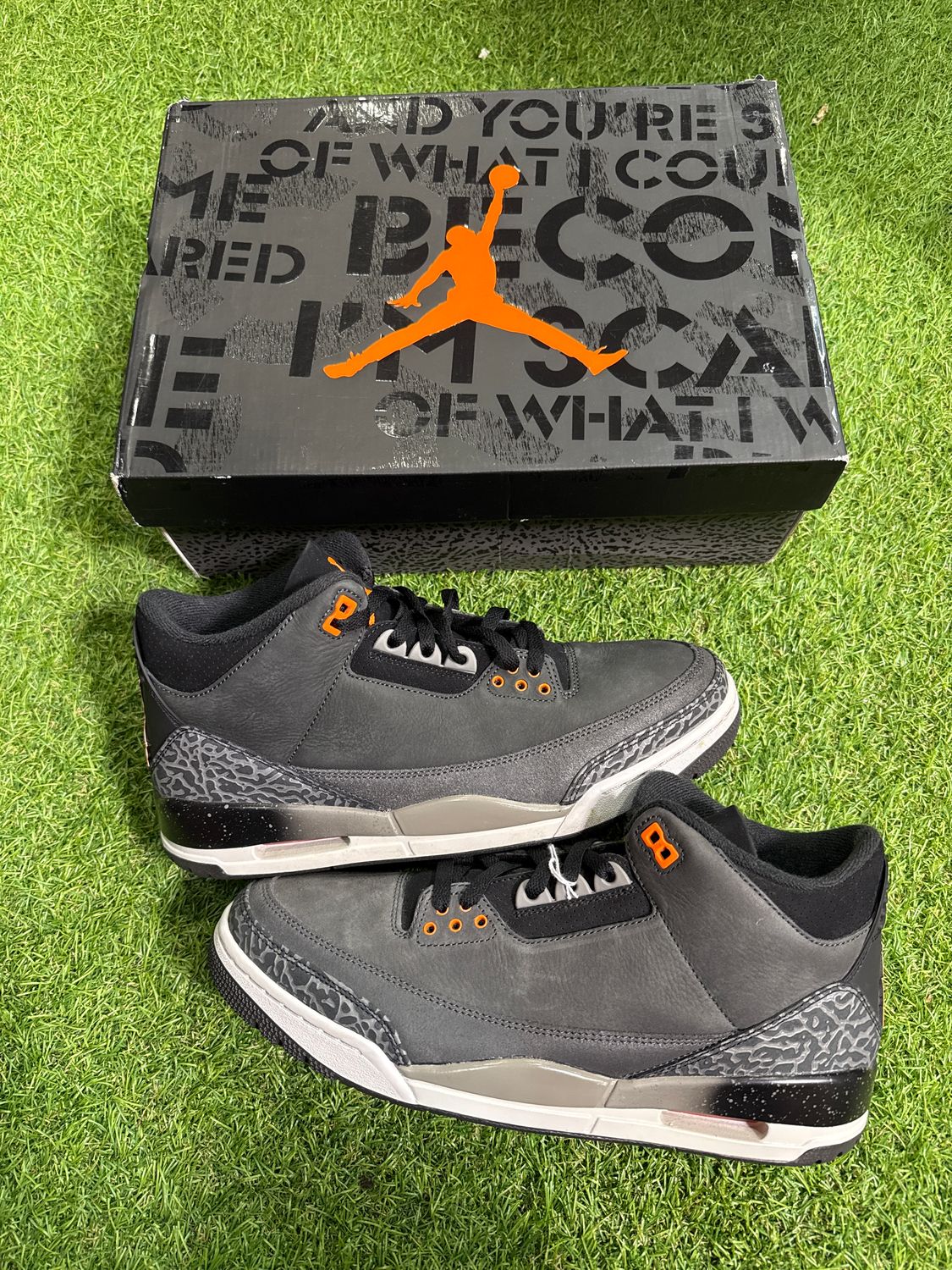 BRAND NEW AIR JORDAN 3 &quot;FEAR&quot; SIZE 11.5