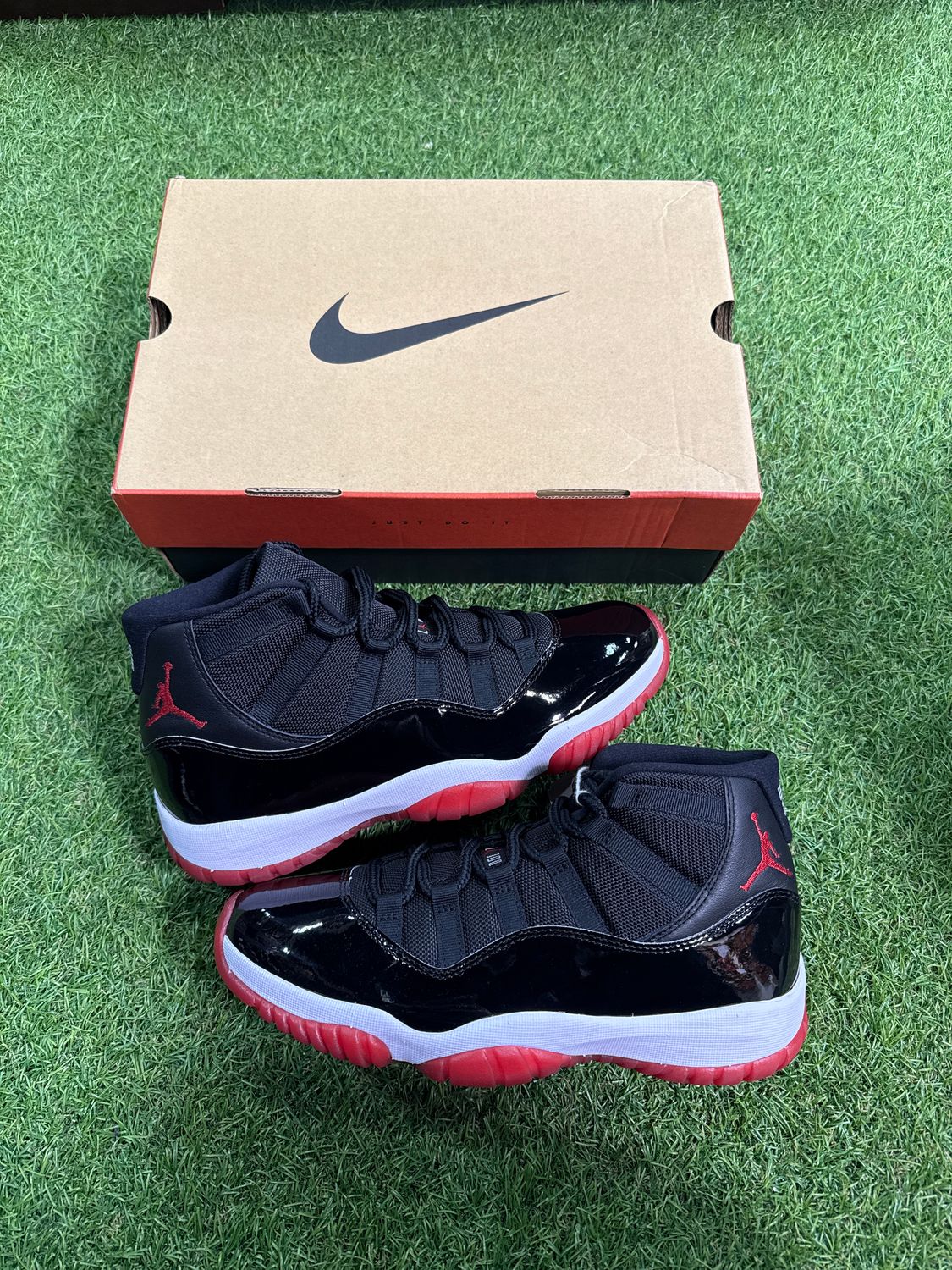 BRAND NEW AIR JORDAN 11 HIGH &quot;BRED&quot; SIZE 9.5