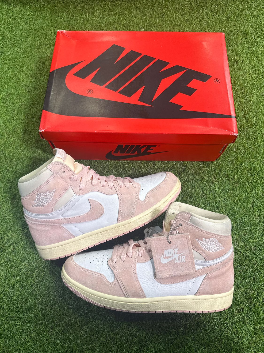 PREOWNED AIR JORDAN 1 "WASHED PINK" SIZE 9.5