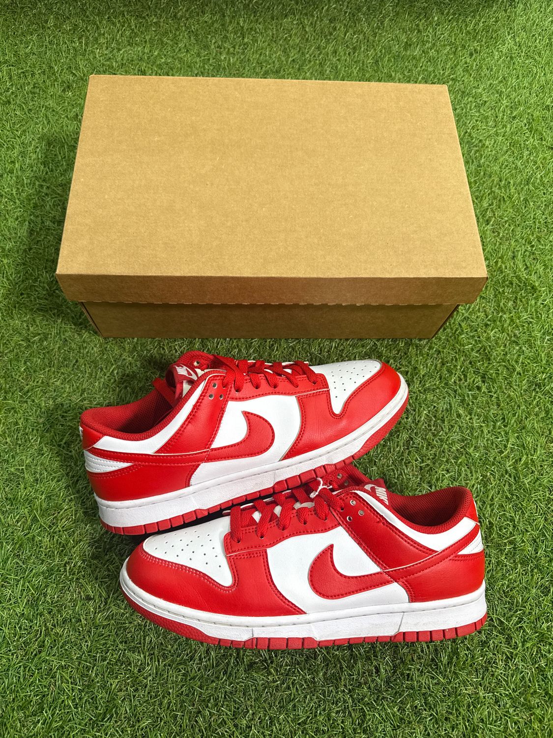 PREOWNED NIKE DUNK LOW &quot;ST JOHN 2025&quot; SIZE 9.5