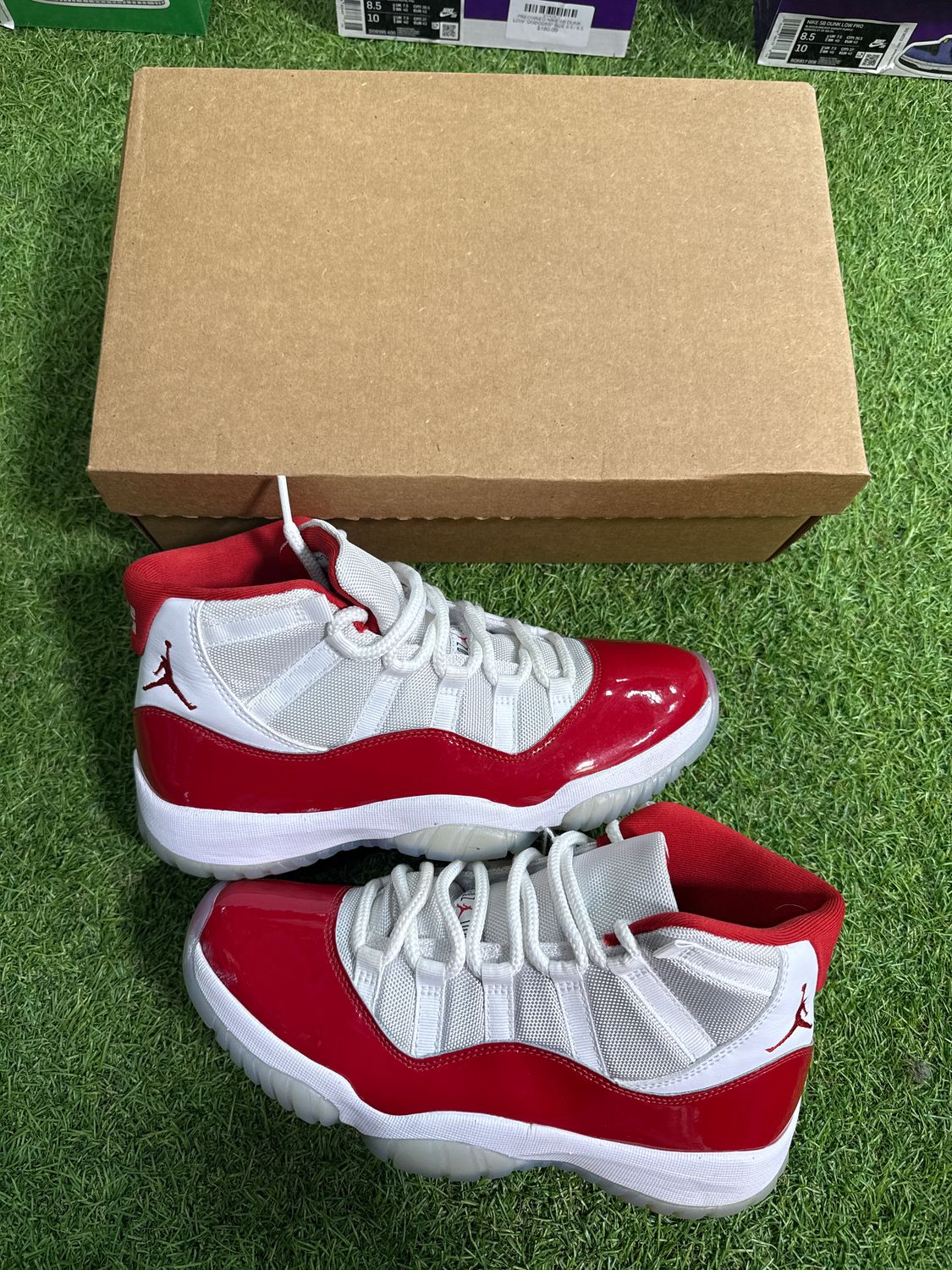 PREOWNED AIR JORDAN 11 "CHERRY" SIZE 8.5