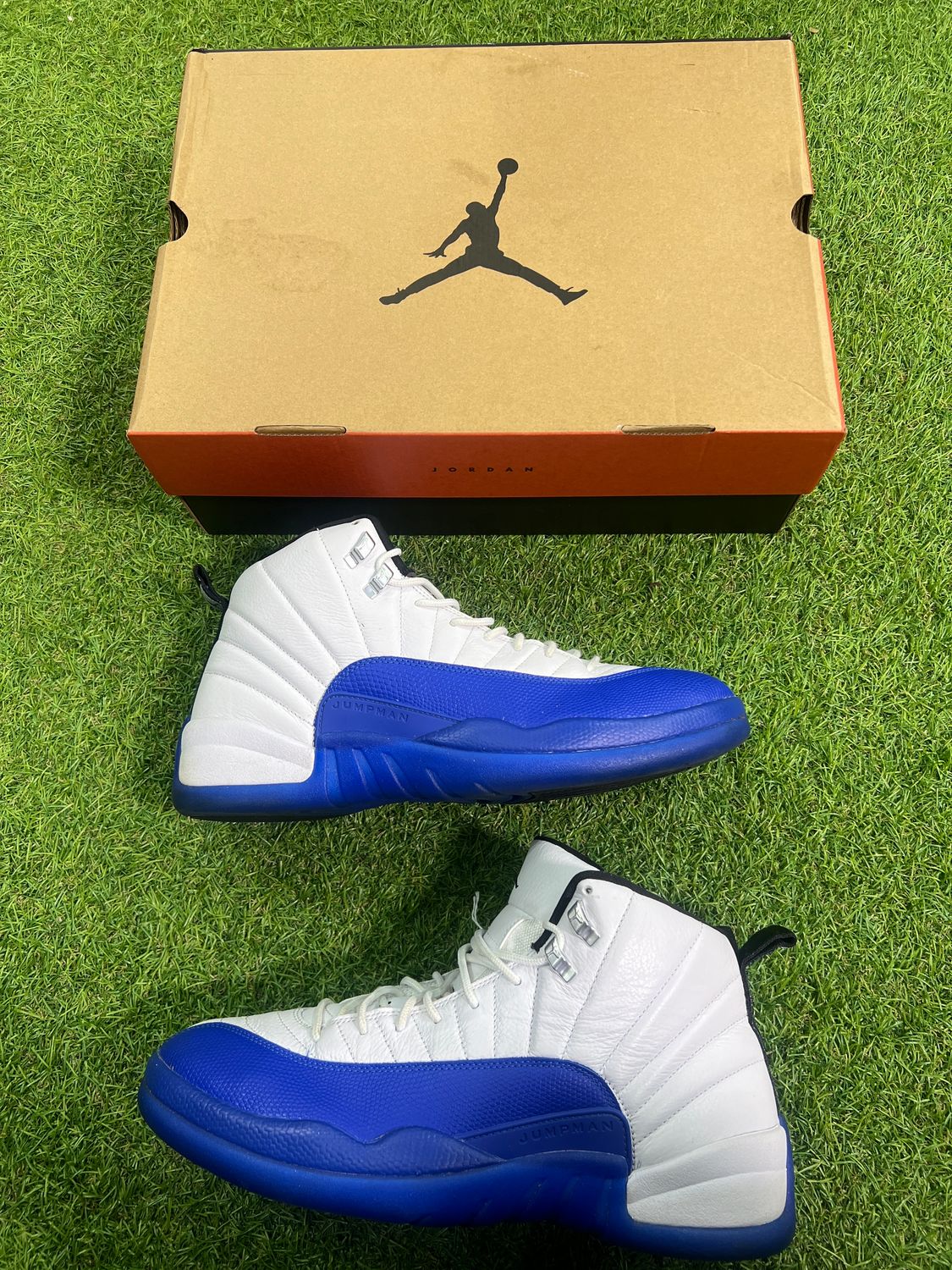 PREOWNED JORDAN 12 " BLUEBERRY " SIZE 13