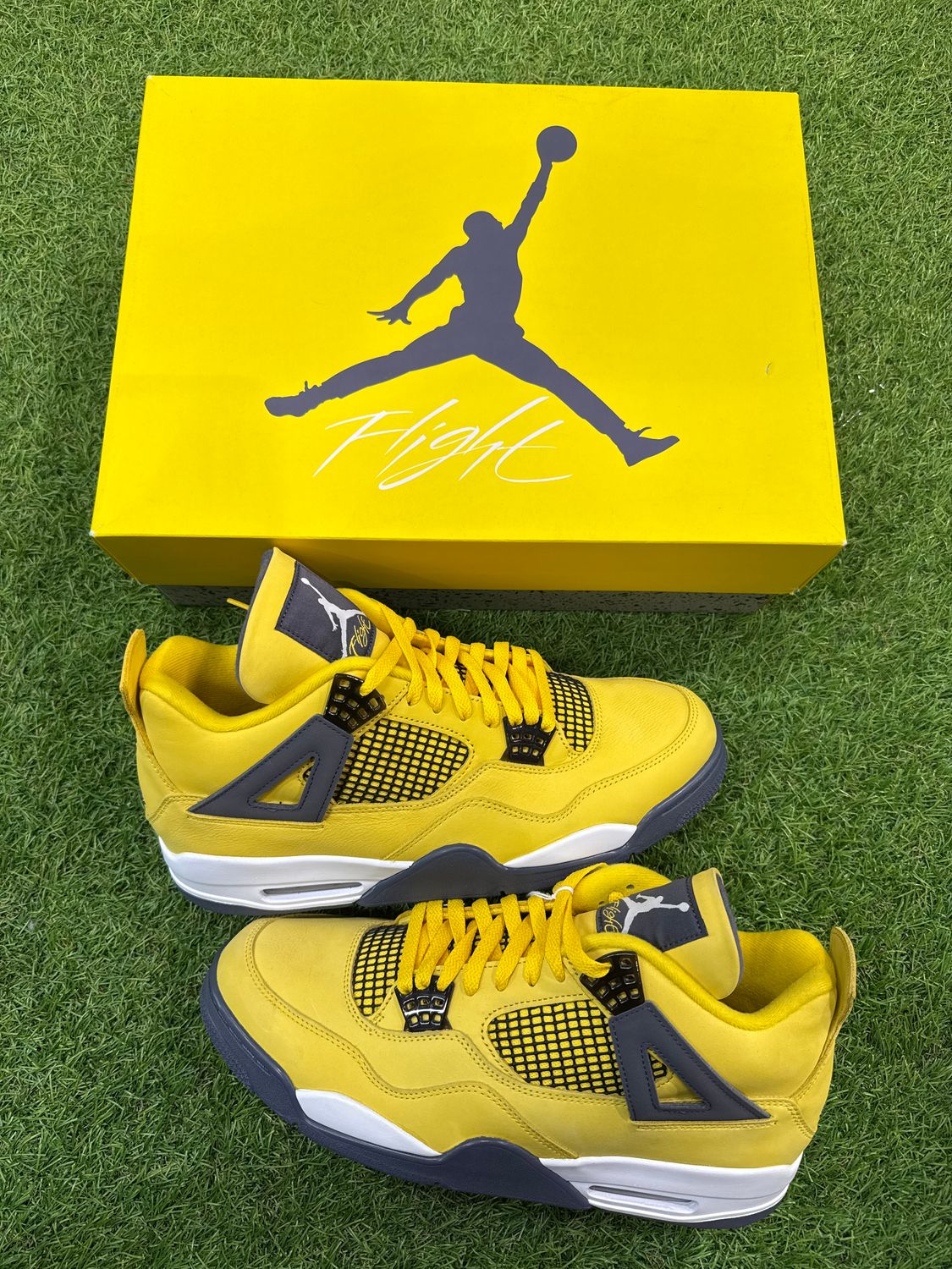 BRAND NEW AIR JORDAN4 "LIGHTING" SIZE 12