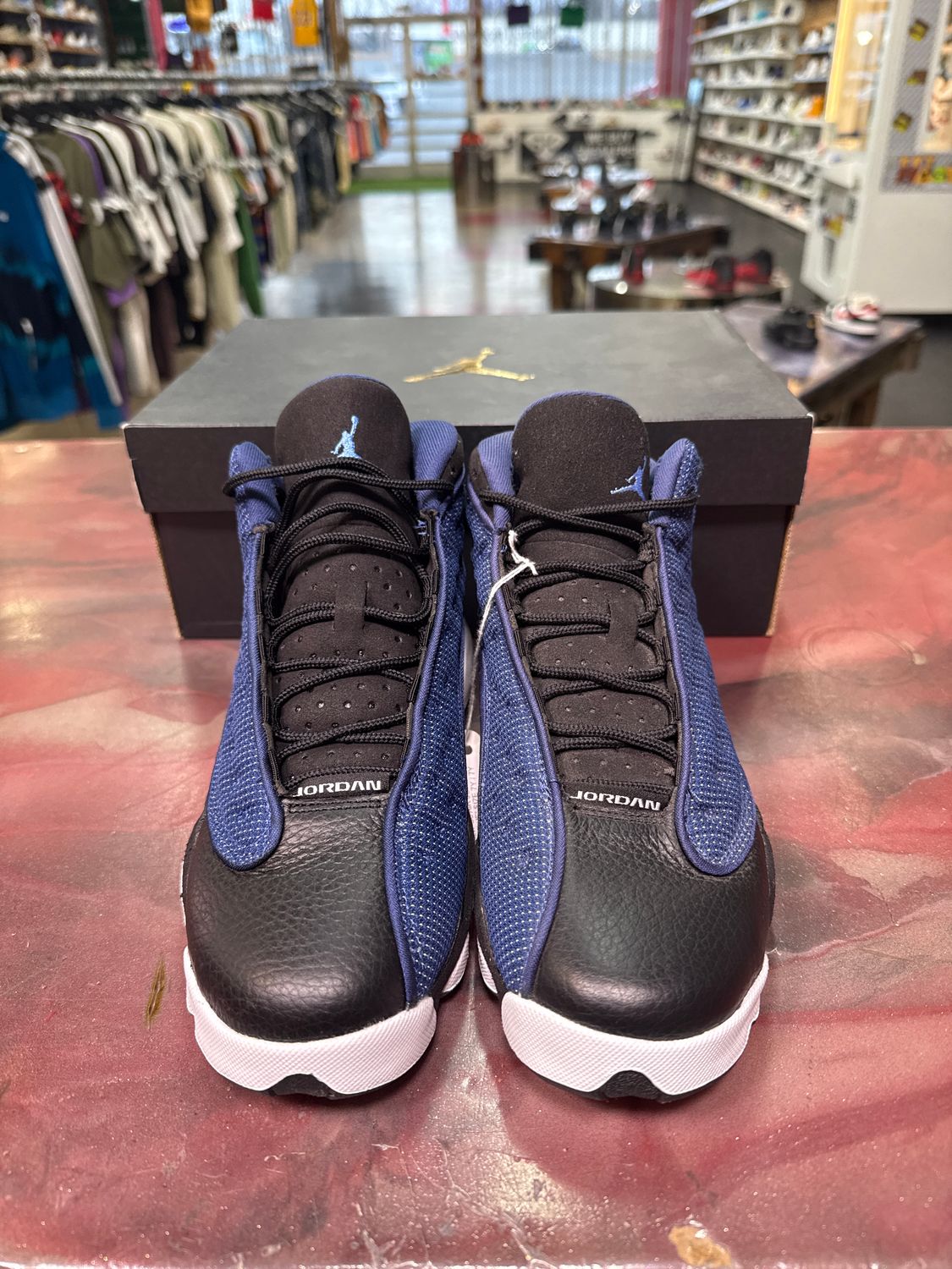 BRAND NEW GS AIR JORDAN 13 "BRAVE BLUE" SIZE 7Y