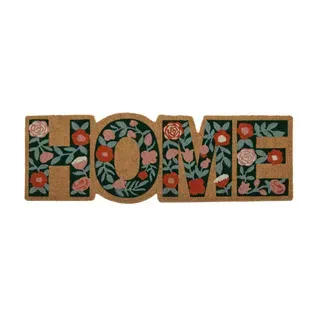 Floral Home PVC Back Coir Mat 40 x 120 com