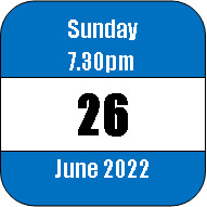 Sunday 26 June 2022