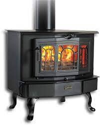 Appalachian Center Stove Glass 9 x 11 1/4