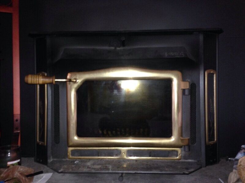 Silent Flame Single Door Glass for 2058