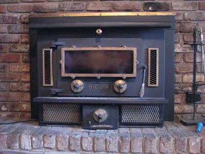 Big Jim Stove Glass 18 1/8&quot; x 6 3/4&quot;