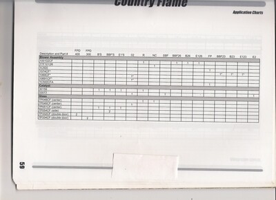 Country Flame Double Door Glass 9" x 13" with corner off