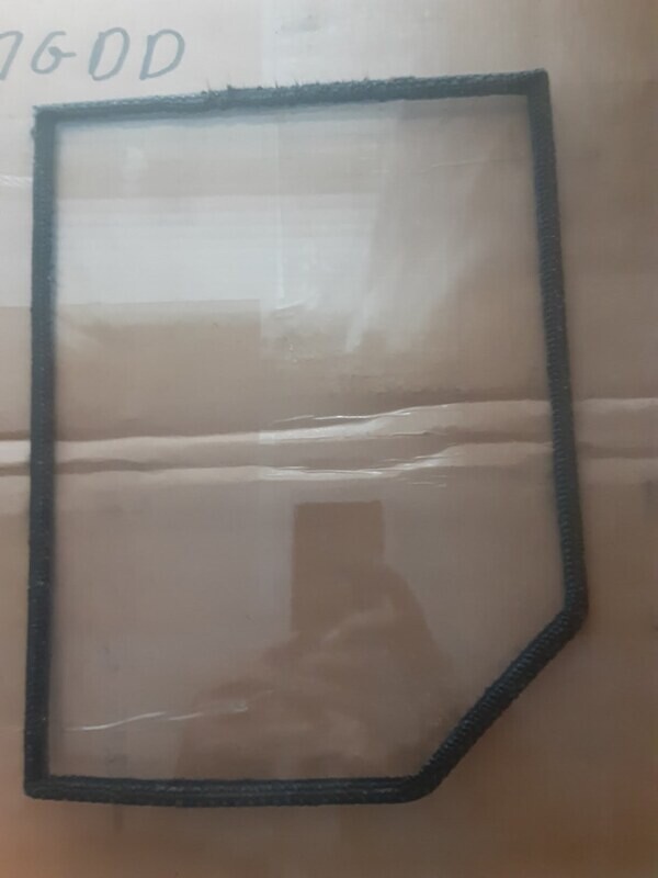 Grizzly Double Door Glass  8 3/8&quot; x 10 3/4&quot; with gasket