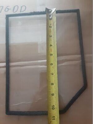 Grizzly Double Door Glass  8 3/8" x 10 3/4" with gasket