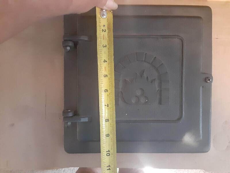 Fireplace Clean Out Door