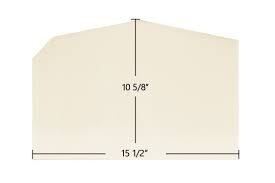 Country Flame Single Door 15 1/2 x 10 5/8 Arched
