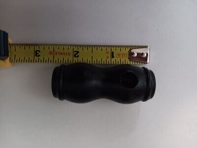Small Black Wooden Stove Handle