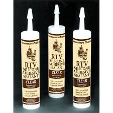 100% RTV Clear Silicone Sealant (rated -85° to 500°F)