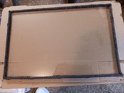 Buck Stove Old Model 20 Rectangular Glass  measures 11 1/2&quot; x 17 1/2&quot;