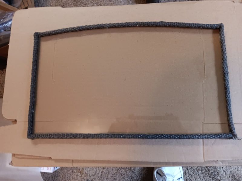 Buck Stove Glass Arched 17/20/21/24/81/85/261   Measures   9 1/2&quot; x 15 7/8&quot;