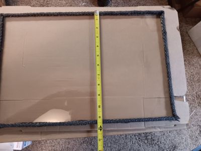 Buck Stove Old Model 20 Rectangular Glass  measures 11 1/2" x 17 1/2"