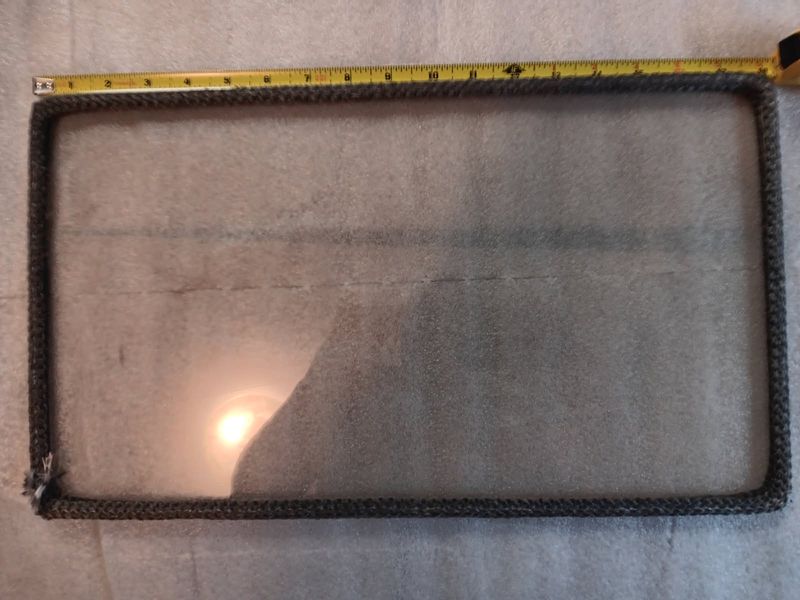 Buck Stove Glass Model 41/50/70/71   10 1/8" x 17 3/4"