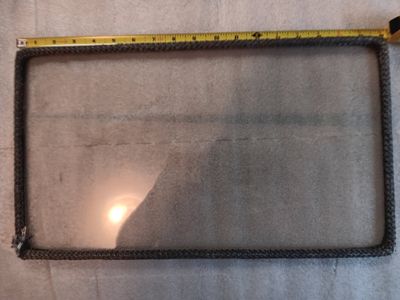 Buck Stove Glass Model 41/50/70/71   10 1/8" x 17 3/4"