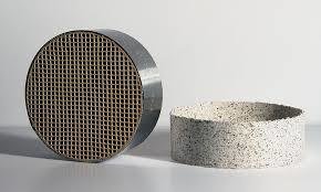 Catalytic Combustor with metal band, 6&quot; round x 2&#39;&#39; tall