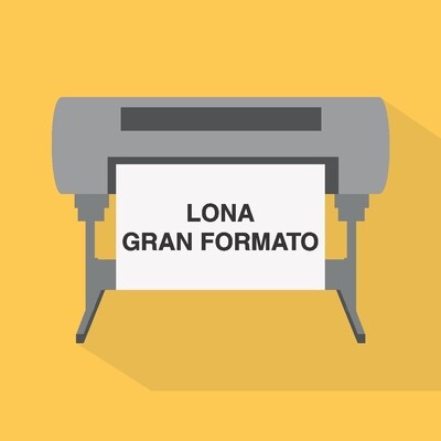 LONA BANNER IMPRESION DIG. GRAN FORMATO (MÍN 3m2)