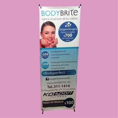 DISPLAY X (80 CM) + LONA HD