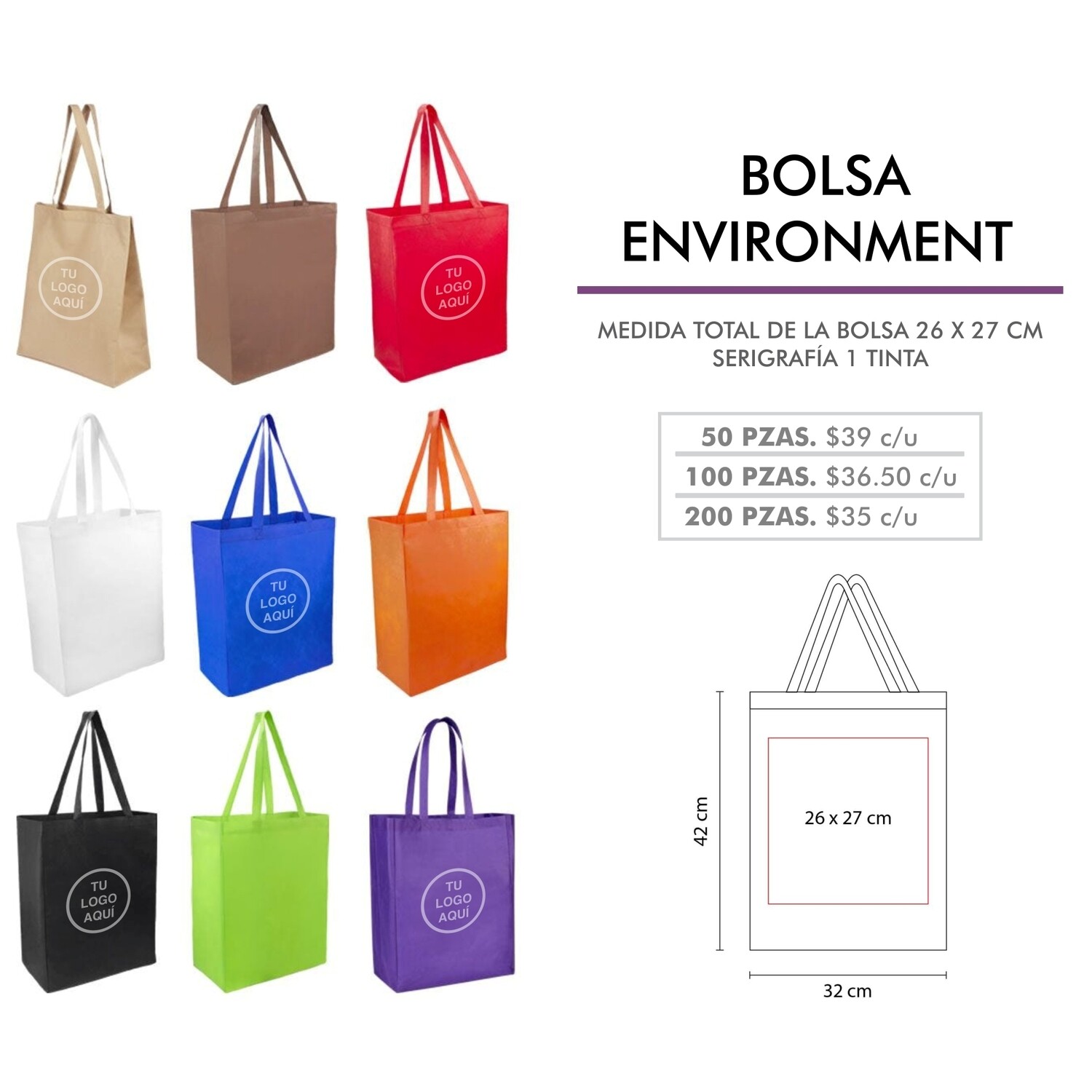 BOLSA ECOLOGICA ENVIRONMENT