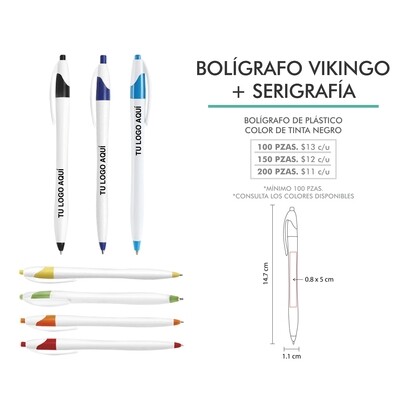 BOLÍGRAFO VIKINGO CON SERIGRAFÍA