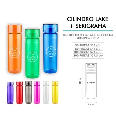 CILINDRO LAKE CON SERIGRAFÍA