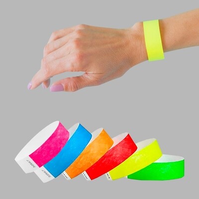 PULSERAS TYVEK SIN IMPRESIÓN