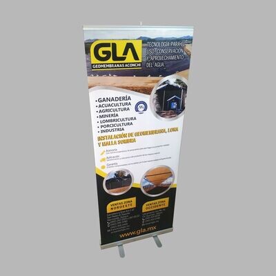 DISPLAY ENROLLABLE CON LONA HD