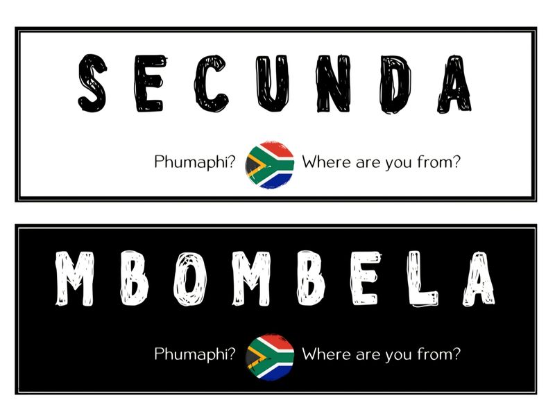 Phumaphi Custom Bumper Sticker – Mini Duo
