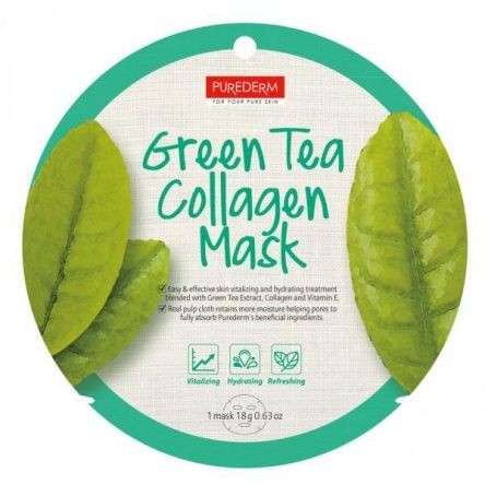 Green Tea Collagen Tuchmaske