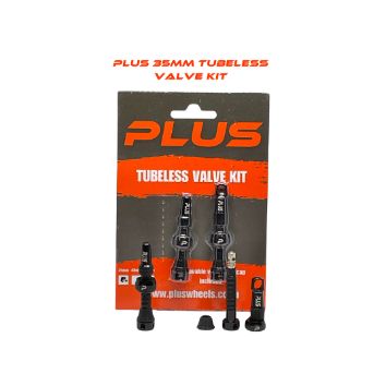 PLUS Carbon Fiber Tubeless Valve 80mm PLUS Carbon Fiber Tubeless Valve 80mm