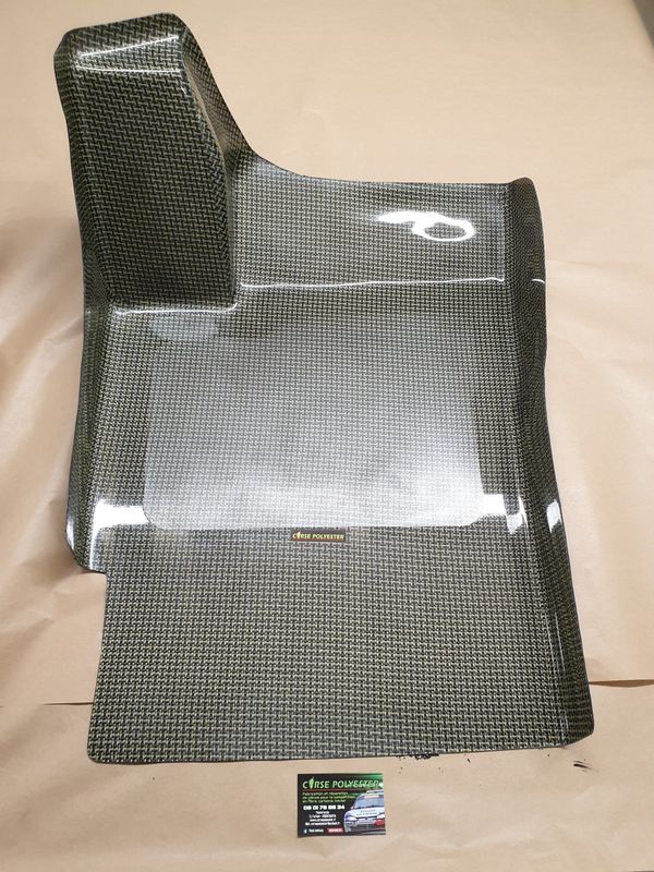 cale pied pilote 306 en carbone kevlar